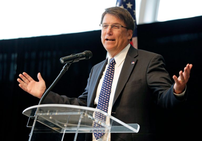 North Carolina's unemployment rate is being announced for the first time since Gov. Pat McCrory started taking credit for an economic comeback he says resulted from Republican tax cuts and fewer business regulations. (AP/Chuck Burton)