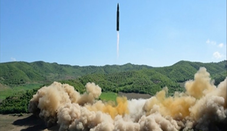 North Korea claimed to have tested its first intercontinental ballistic missile in a launch Tuesday, a potential game-changing development in its push to militarily challenge Washington. (KRT via AP Video)