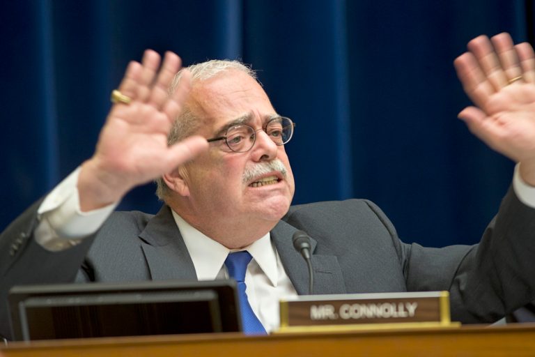 Rep. Gerald Connolly, D-Va., argues a point during a House Oversight Committee hearing on June 28. (AP Photo/J. Scott Applewhite)