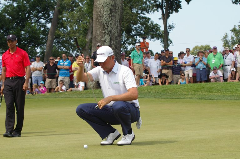  Bo Van Pelt finished second to Tiger Woods in the AT&amp;T National on Sunday. Photo by Kevin Dunleavy  