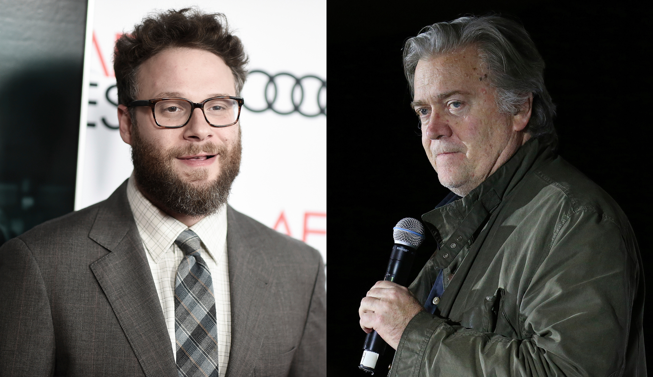 Seth Rogen cancels SiriusXM interviews over Steve Bannon show