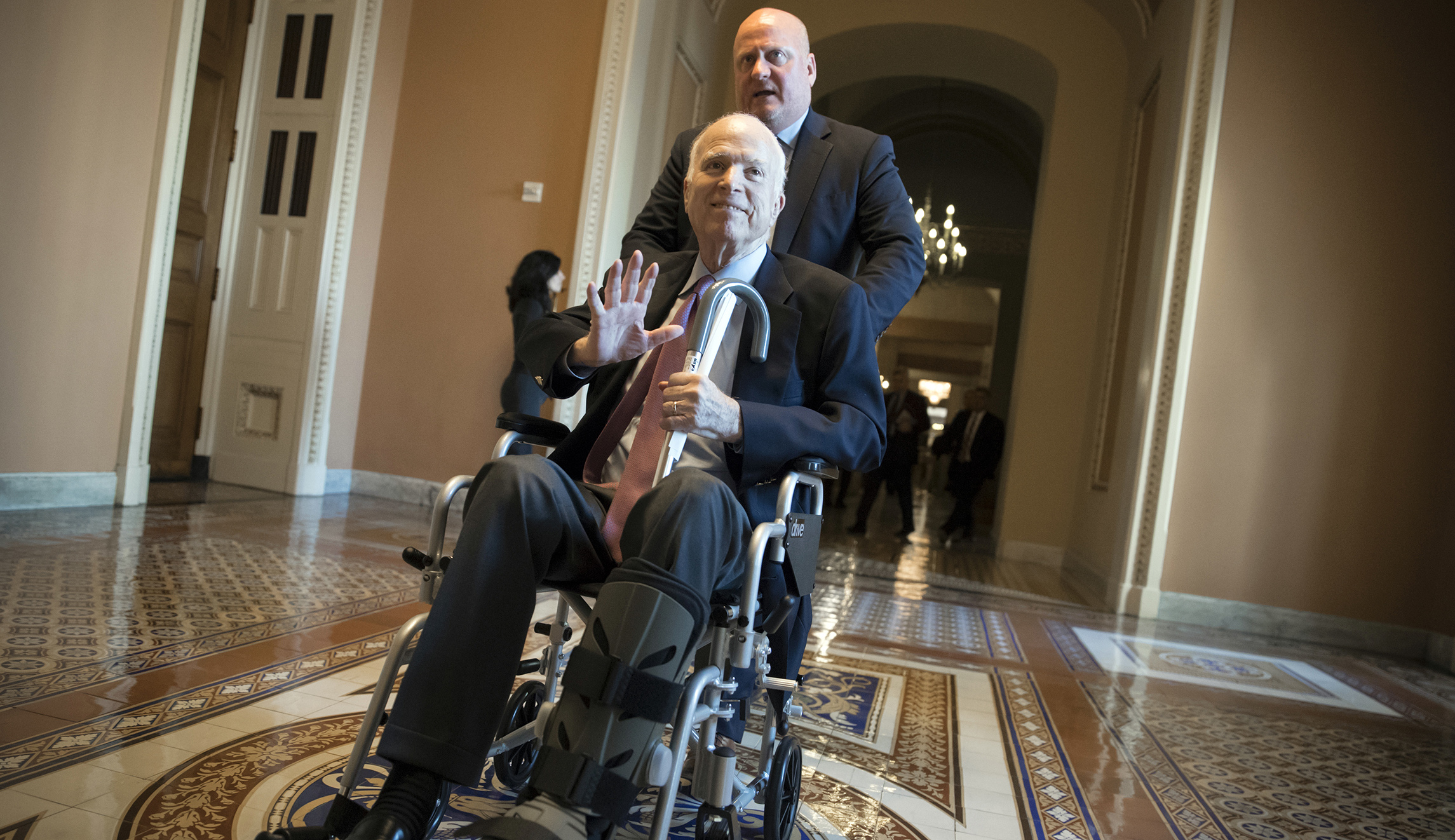 John McCain hopes to return to Washington in January