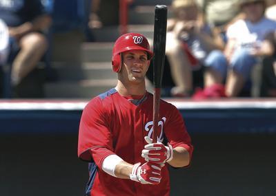 Paul Sancya/APOutfielder Bryce Harper, who made his Nationals debut Saturday, was 4-for-21 against left-handers in the minors.