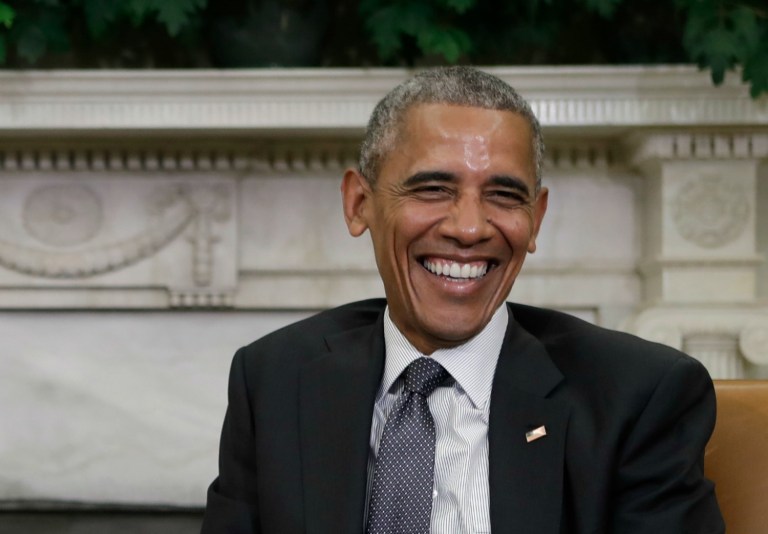 As more Clinton corruption and scandals have come to light, Obama remains largely untouched, floating above the fray. (AP Photo/Carolyn Kaster)