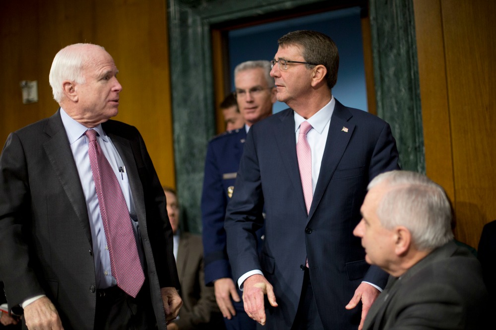 McCain to Carter: U.S. military maneuvers should be ‘magnified’ not ‘classified’