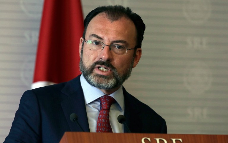 Luis Videgaray said the U.S.-Mexico plan to deal with the cartels cannot be a 