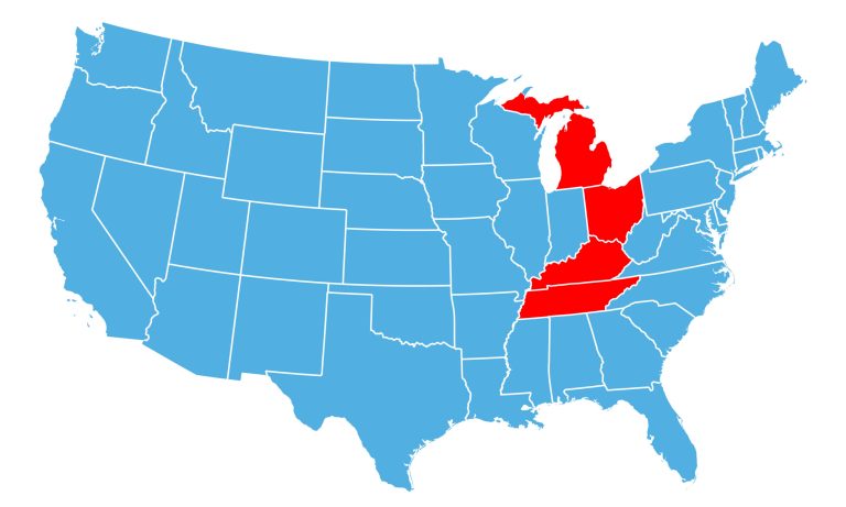 Circuit courts will hear arguments in gay marriage bans later this summer in Indiana, Wisconsin, Idaho and Nevada. (Graphic: iStock/Elliot Smilowitz/Washington Examiner)