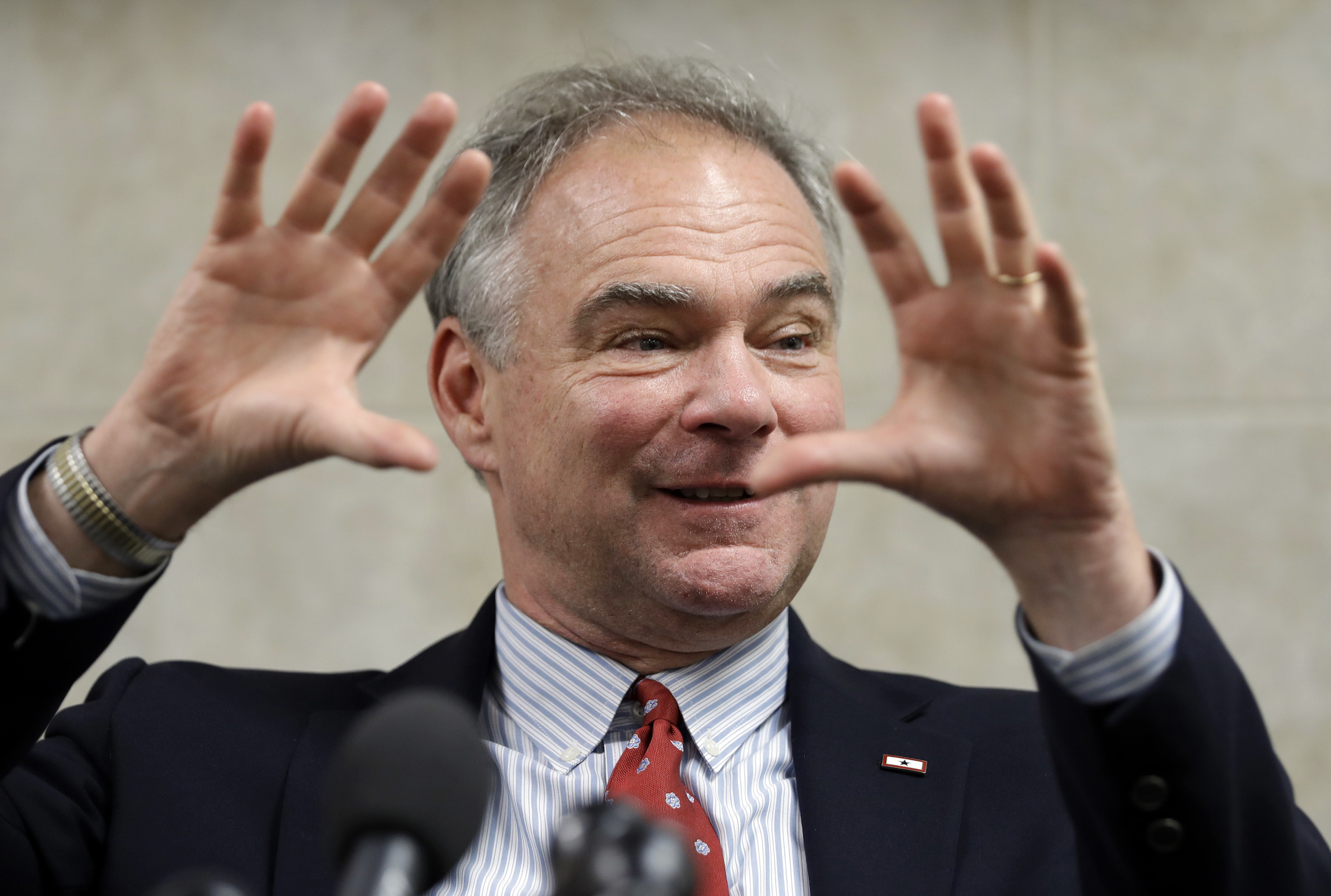 Where Tim Kaine agrees, and disagrees, with Obama on security