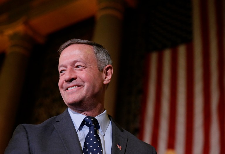 Former Maryland governor is visiting his third early primary state since the 2016 election. (AP Photo/Patrick Semansky)