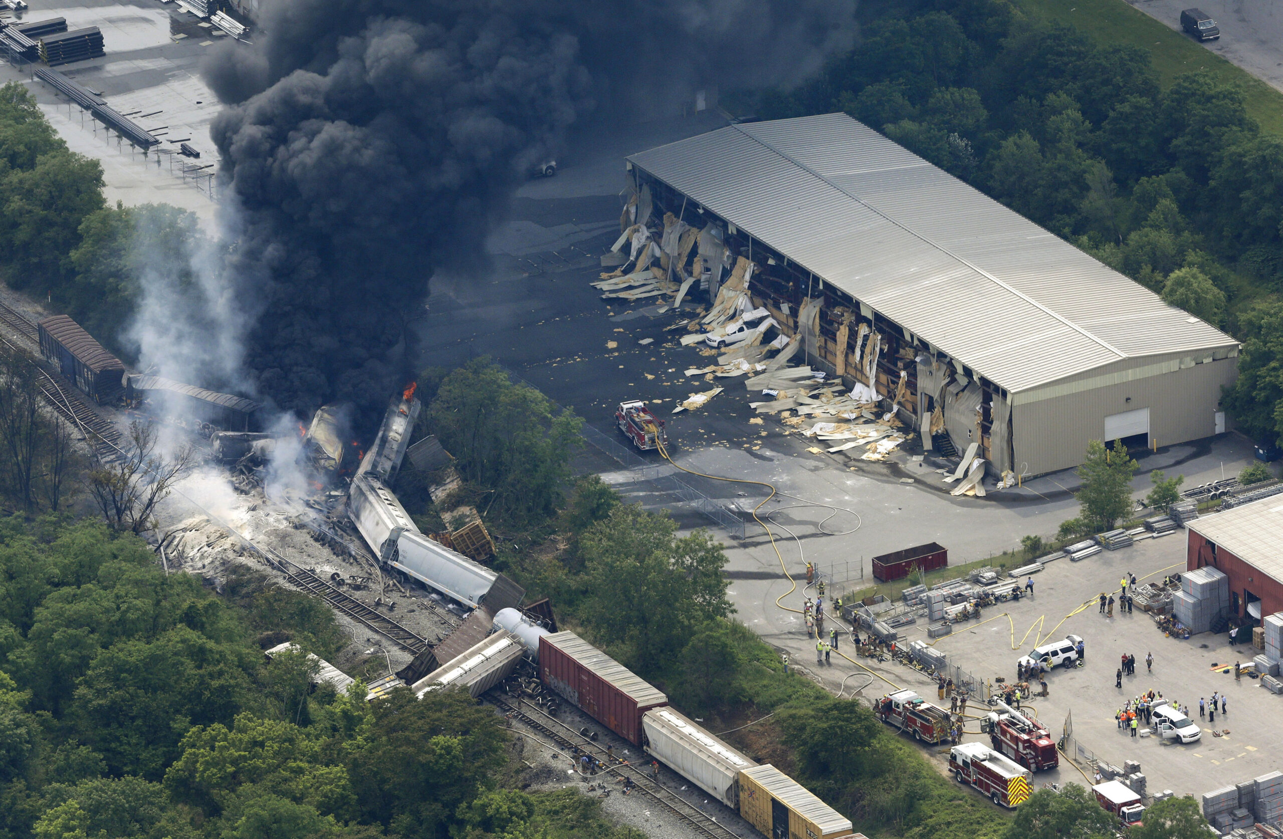 CSX: Maryland train explosion caused by chemical cargo