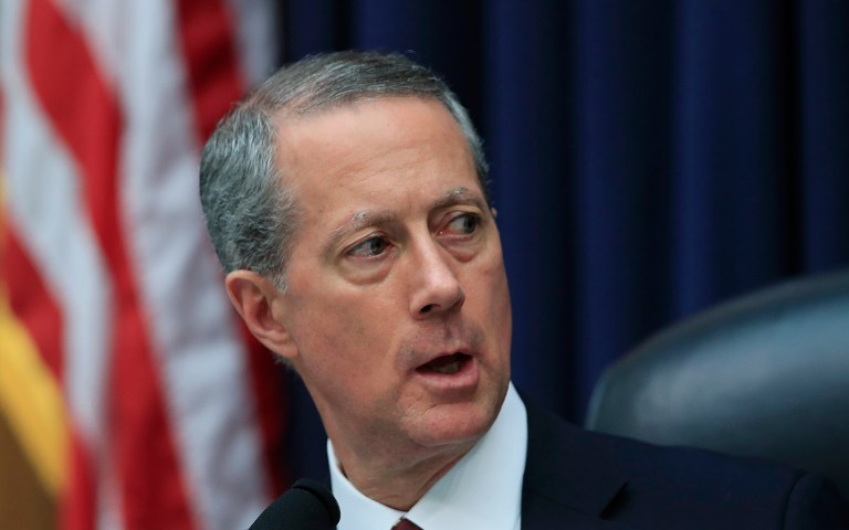 The lower figure appears to be part of a developing budget deal being crafted by House leadership. (AP Photo/Manuel Balce Ceneta, File)