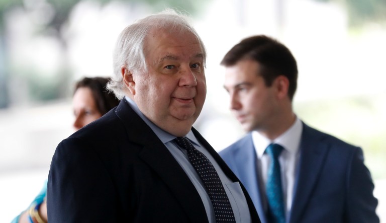 Sergey Kislyak's role as Russian ambassador ended in August. (AP Photo/Carolyn Kaster)