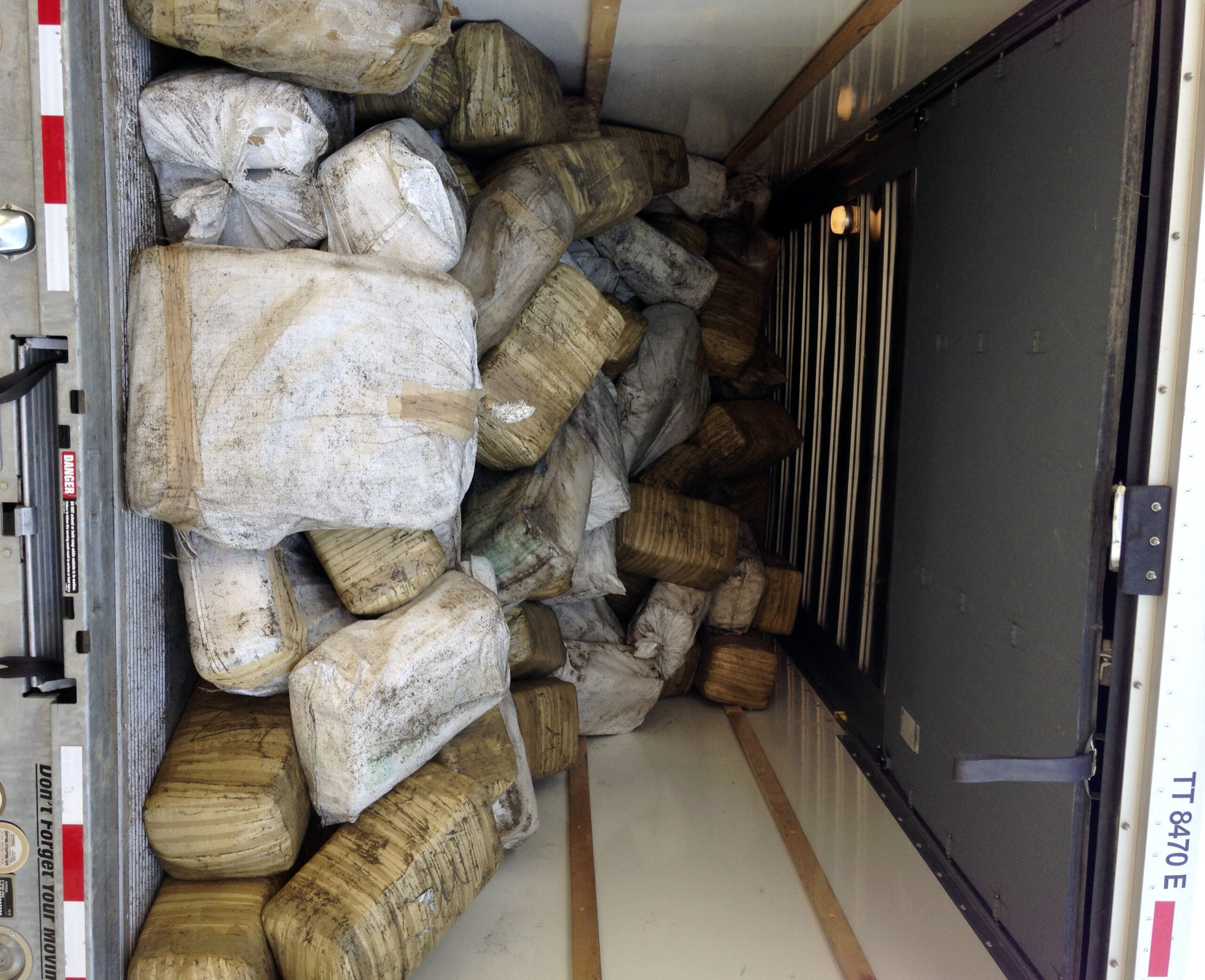 Tons of pot seized in California traffic stop