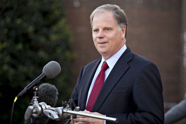 Doug Jones Runs Right—Right at Roy Moore