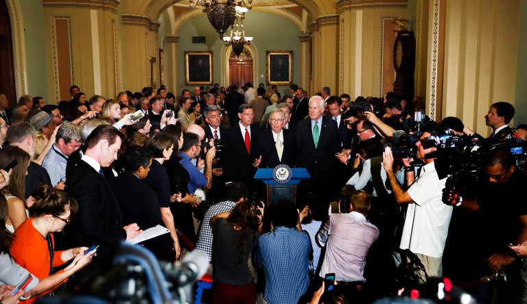 Some Republican lawmakers don't know if they will be voting on a repeal-only bill or a repeal and replacement measure next week. (AP Photo/Carolyn Kaster)