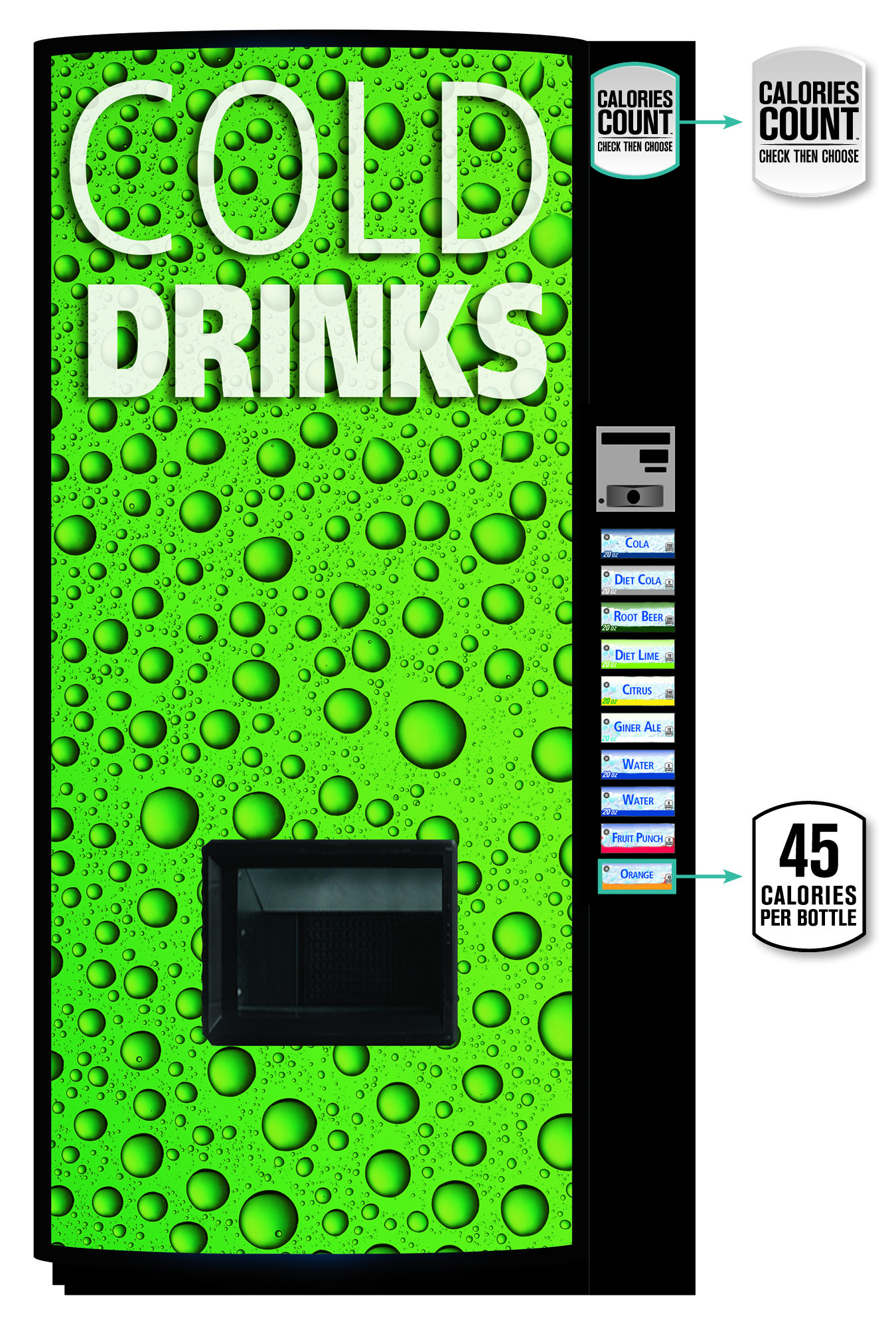 D.C. to start counting calories on drink vending machines in municipal buildings
