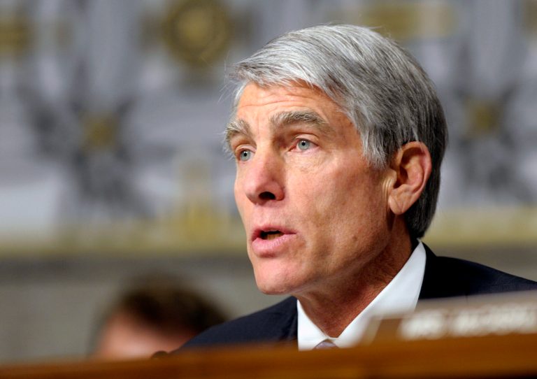 Sen. Mark Udall, D-Colo., who is now facing a challenge from Rep. Cory Gardner, speaks on Capitol Hill in Washington in January 2013. (AP Photo/Susan Walsh,File)