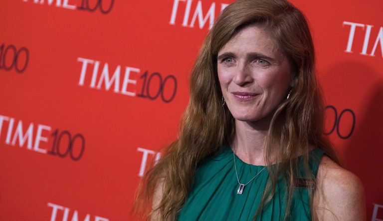 Samantha Power hosted an election night viewing party in 2016 for a group of powerful and influential women. (Photo by Charles Sykes/Invision/AP)