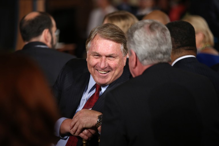 A letter from an investigator to Teamsters President James Hoffa demanded he take action against his second-in-command, General Secretary-Treasurer Ken Hall. (AP Photo/Andrew Harnik)