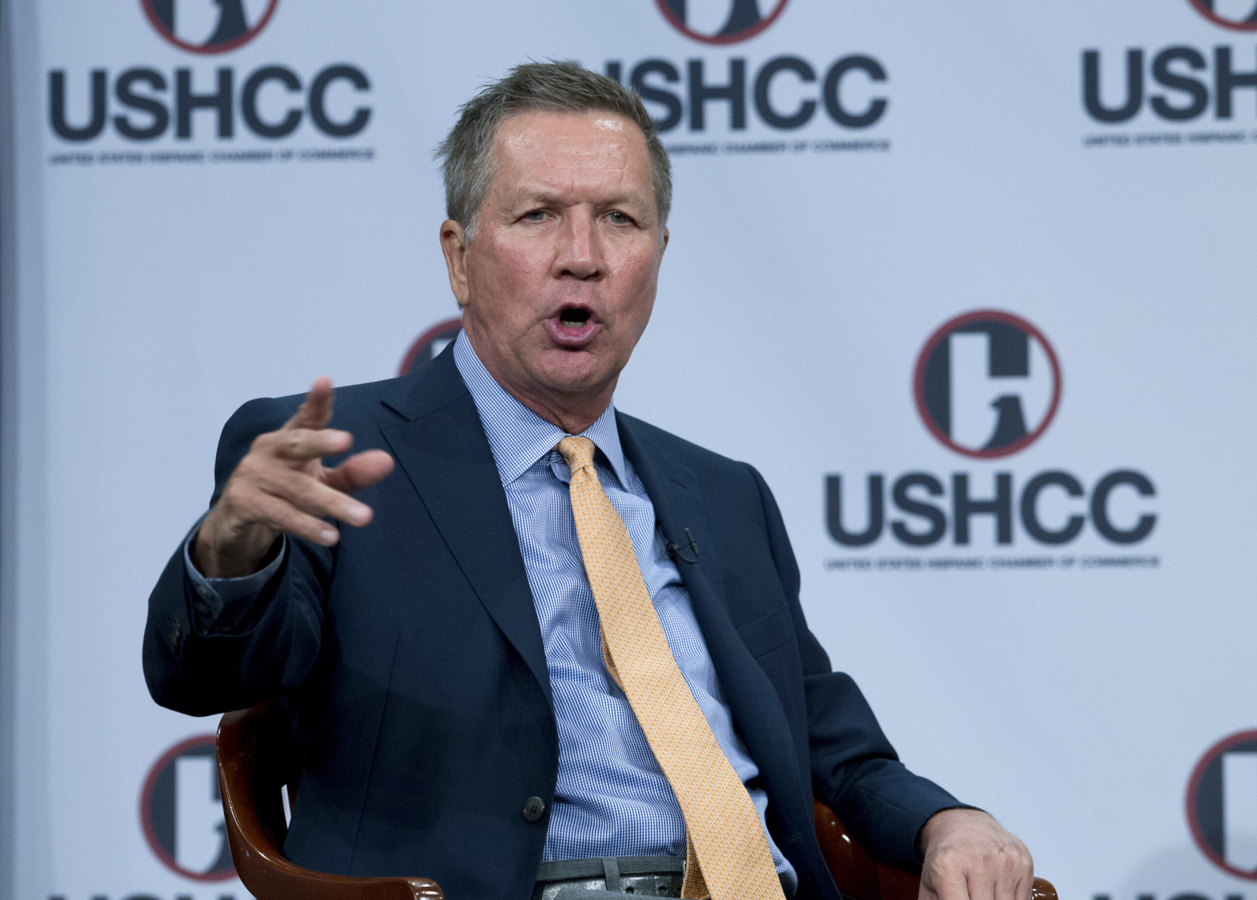 ‘Disgrace’: Kasich rips Clinton for boasting of GOP enemies