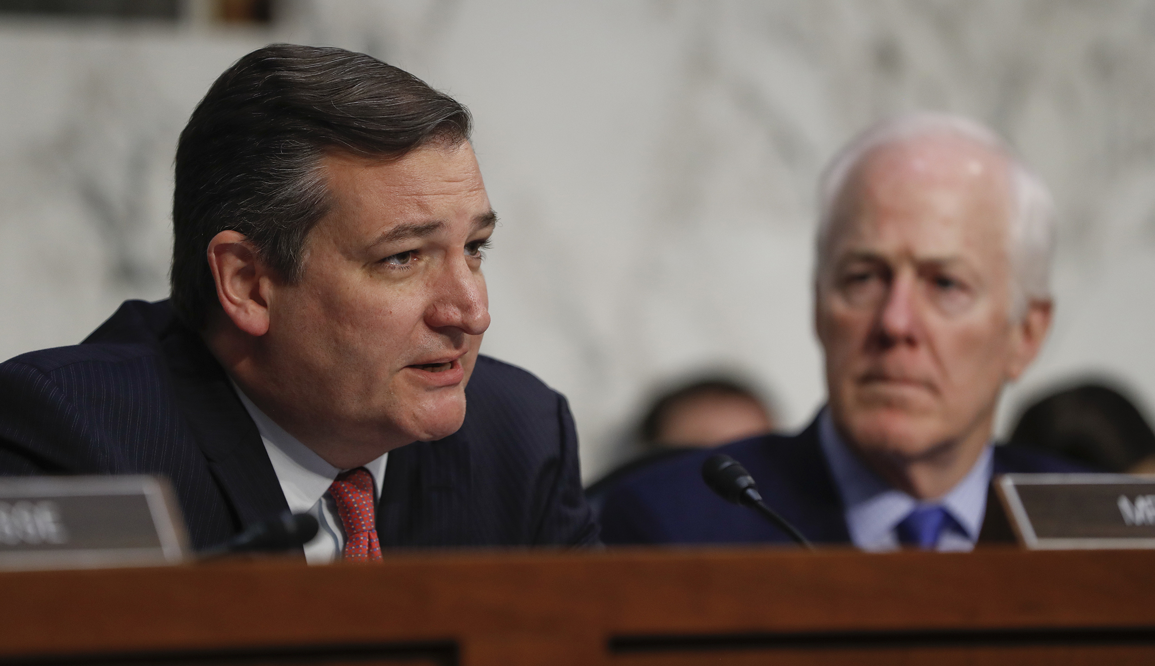 Texas Sens. Ted Cruz and John Cornyn write to Trump asking for major disaster declaration as Harvey approaches