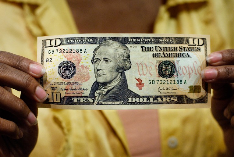 U.S. Treasurer Rosie Rios on Tuesday defended the Obama administration's decision to replace Alexander Hamilton, the nation's first Treasury secretary, with a woman on the $10 bill. (AP Photo)