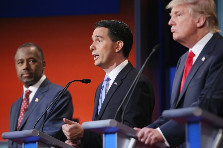 If you think higher-polling candidates should have gotten more speaking time, Donald Trump didn't speak enough, nor did Scott Walker.Â (Photo by Chip Somodevilla/Getty Images)