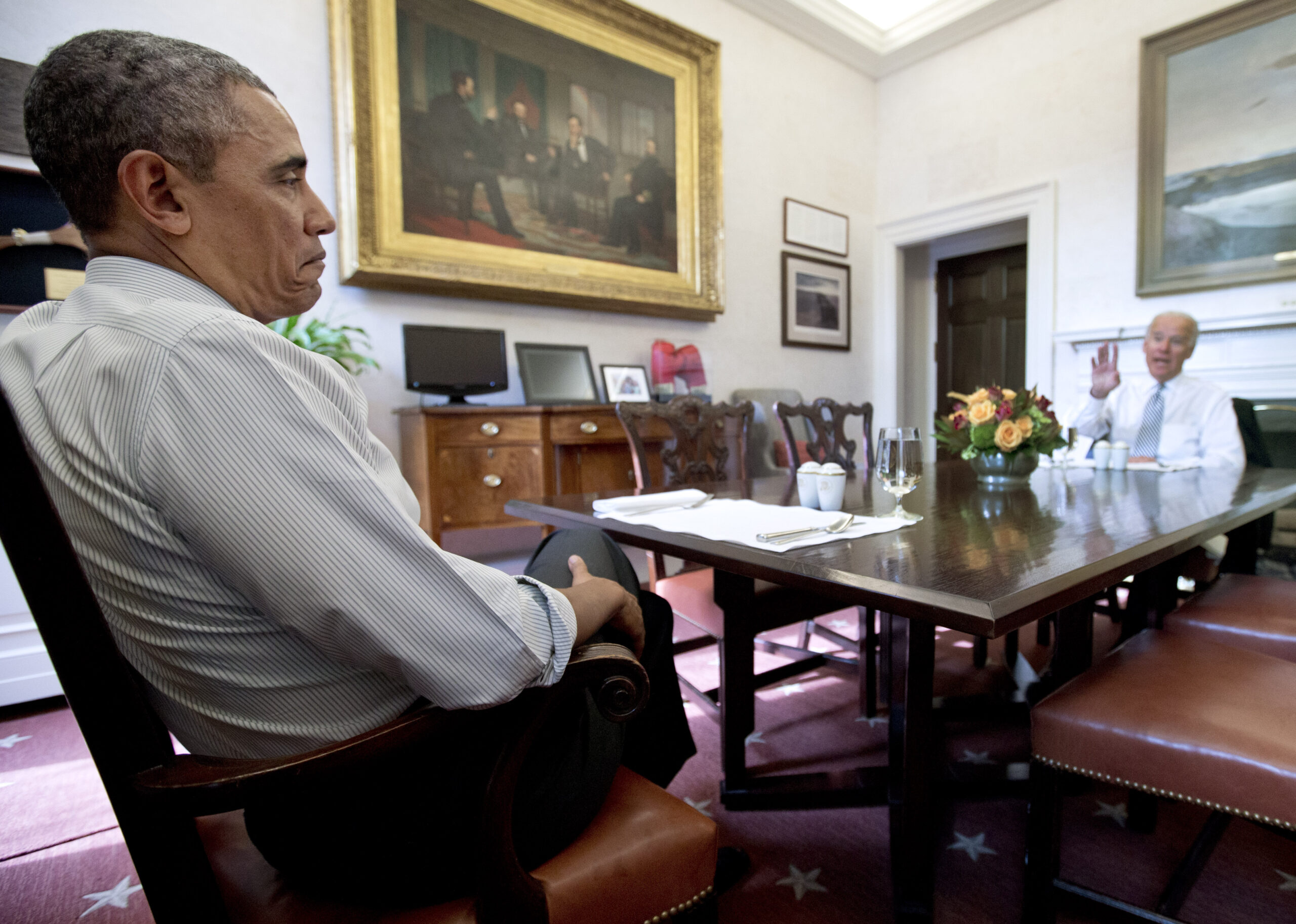 Jay Carney: Timing of Obama-Joe Biden lunch photo opportunity a ‘coincidence’