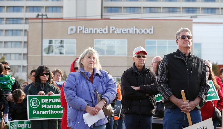 The only reason Congress, which boasts a Republican majority, hasn't defunded Planned Parenthood is because they lack the grit and fortitude they need to do so. (AP Photo/Brennan Linsley)
