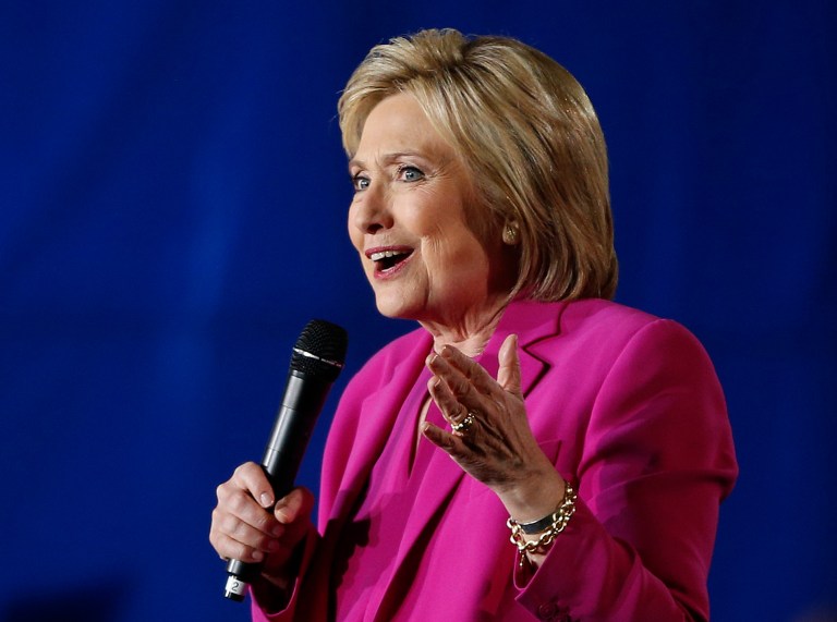 Hillary Clinton is now saying immigration reform would be at the top of her list. (AP Photo/John Locher)
