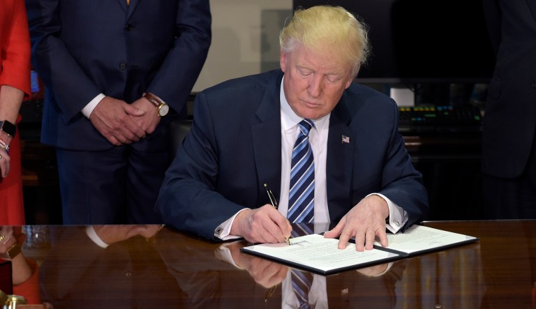 The executive order would provide options for 