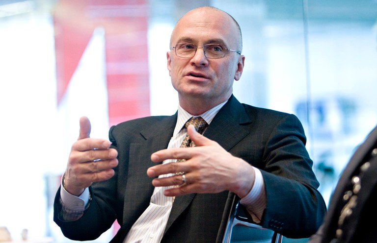 Democrats have seized on Puzder's admission that he employed an illegal immigrant, among other issues. (Daniel Acker/Bloomberg News)