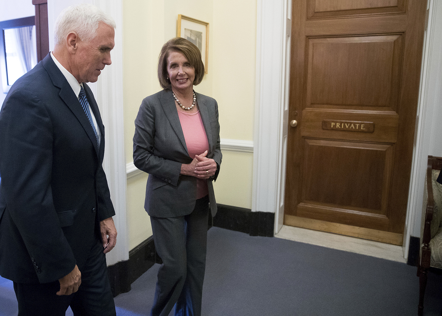 Pelosi asks Pence to ditch Bannon