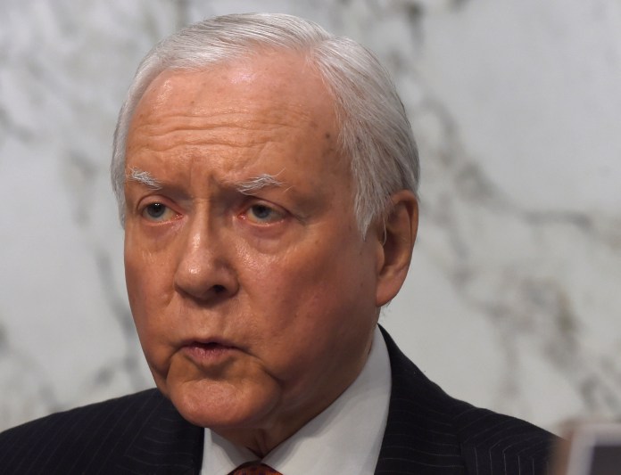 "Republicans in Congress have been working for months on policy solutions to ensure a workable transitional plan is ready when the Court comes down with their ruling," Orrin Hatch wrote. (AP Photo)Â 