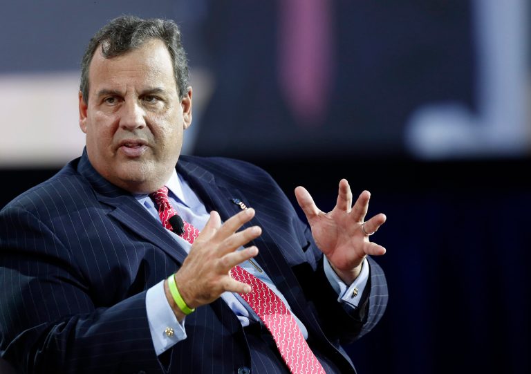 ChrisÂ Christie crowed that he will not only pull off a victory next spring and win the Republican nomination, but that he will crush Hillary Clinton in the general election in 15 months. (AP Photo)Â 
