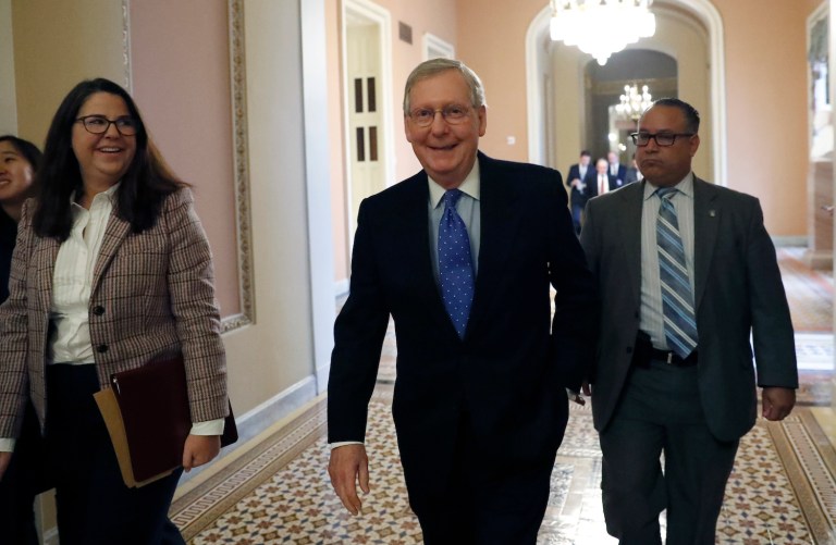 This is what happens when one party has more elected officials in Congress. (AP Photo/Alex Brandon)