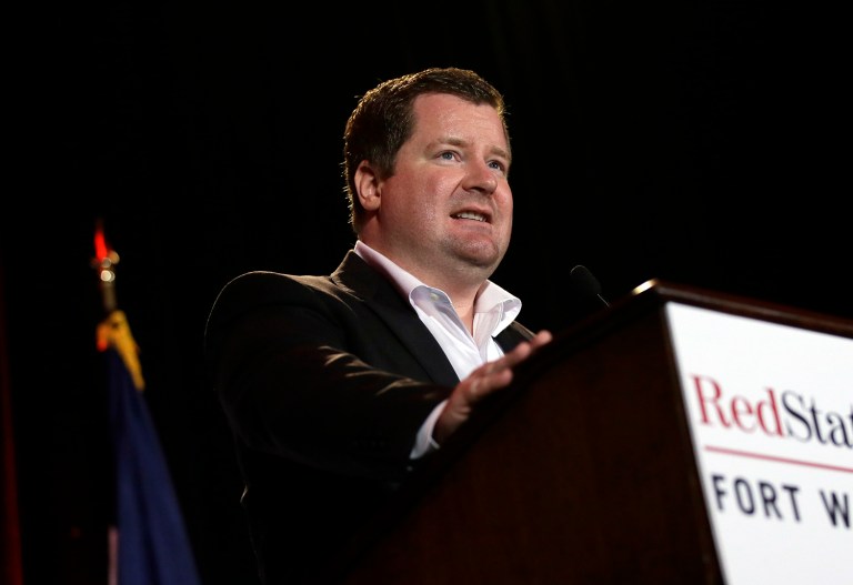Erick Erickson believes Donald Trump is within striking distance of winning the presidency. (AP Photo/Tony Gutierrez)
