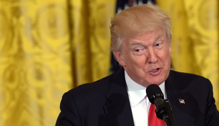 President Trump is suggesting killing the daily televised press briefings with a White House spokesman and instead holding a press conference himself every two weeks. (AP Photo/Susan Walsh)