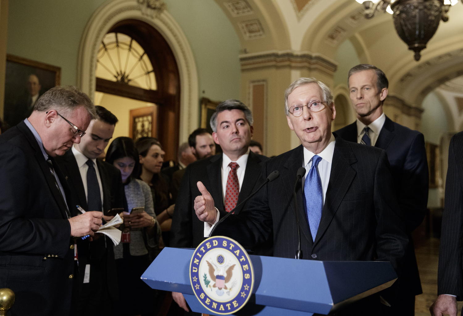 McConnell calls on Democrats to meet Trump’s call to unity