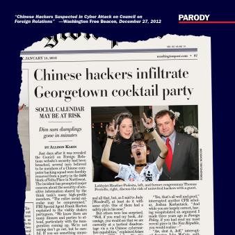 Chinese hackers in Georgetown