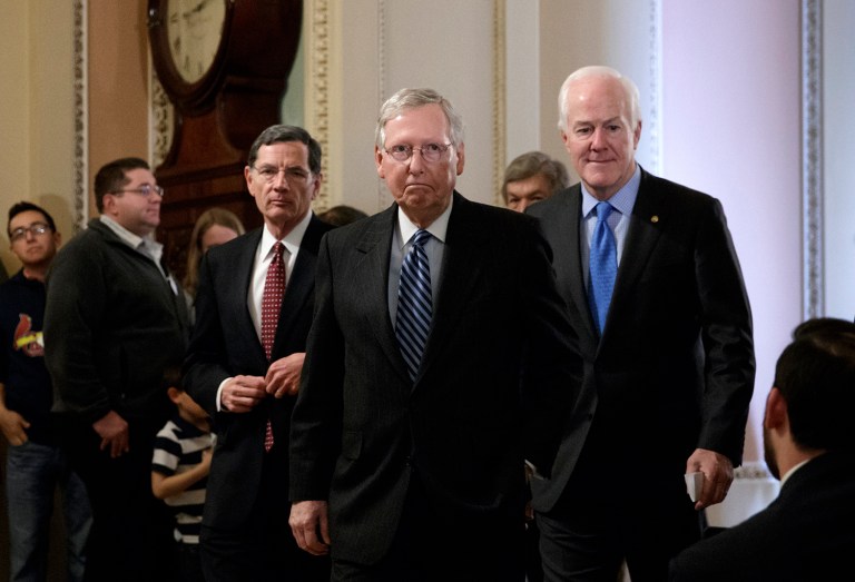 A conservative outside group is warning Republican lawmakers they'll be negatively scored if they vote for the GOP plan to repeal and replace Obamacare. (AP Photo/J. Scott Applewhite)