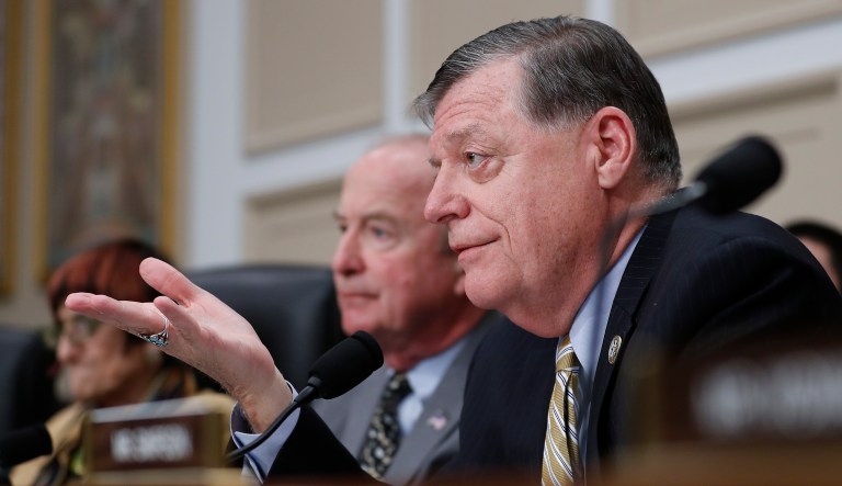 Rep. Tom Cole, a member of the Houseâs whip team, said the two bills are going to be a tough sell to Republican as they're currently written. (AP Photo/Carolyn Kaster)