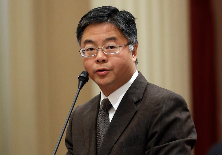 Rep. Ted Lieu in February coauthored the Ensuring National Constitutional Rights for Your Private Telecommunications, or ENCRYPT Act, a bill that aims to protect strong encryption standards from being threatened by state laws. (AP photo)