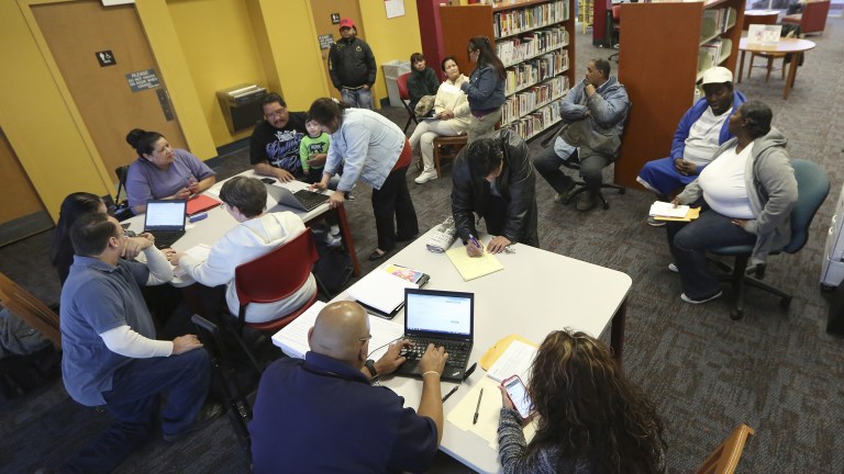 In four states, insurers will offer fewer plans than the average 10 the administration says will be available. (AP Photo/LM Otero, File)