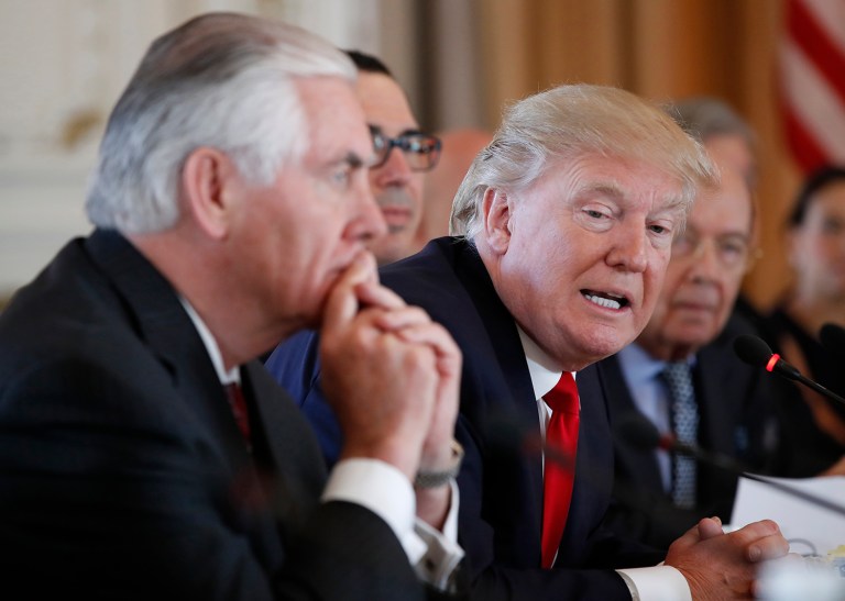 President Trump wants Congress and international partners to target North Korea with new sanctions and moves to isolate the regime internationally. (AP Photo/Alex Brandon)