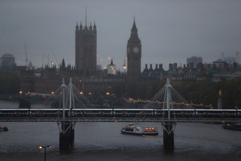 For example, a majority of Americans say Great Britain is America's greatest ally, while North Korea is its greatest enemy. (AP Photo/Lefteris Pitarakis)