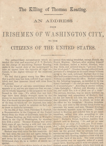 Crime History: Congressman kills Willard waiter in breakfast brawl