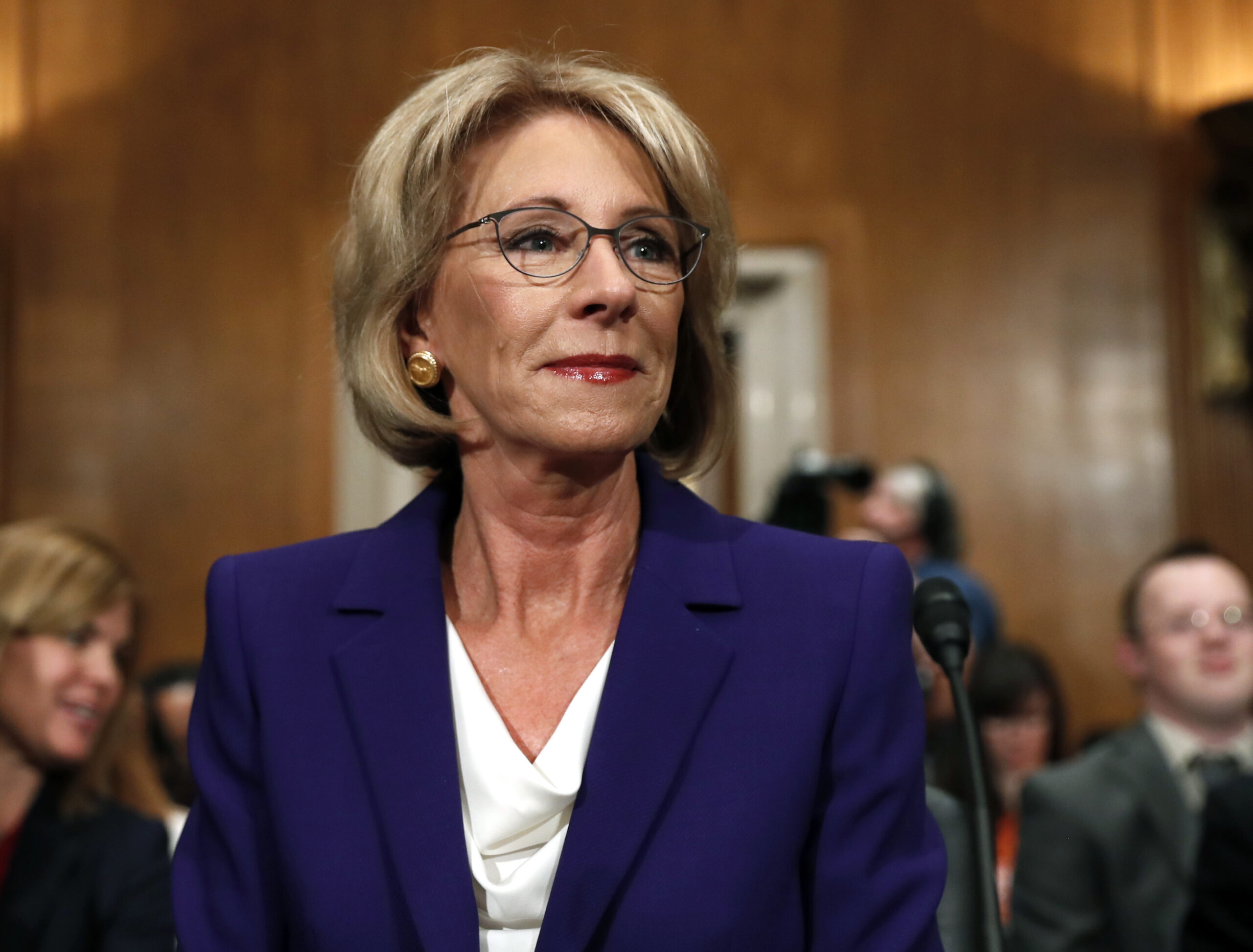 How come improving higher education never came up during the DeVos debate?