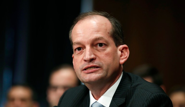 Labor secretary told Senate Appropriations Committee that healthcare wasn't his area of expertise and he was there to discuss his department's budget. (AP Photo/Manuel Balce Ceneta, File)