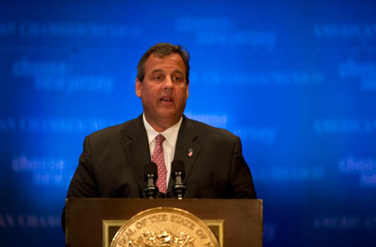 New Jersey Gov. Chris Christie continues to up his profile by stumping for GOP candidates. (AP Photo)